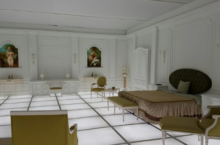 "The Barmecide Feast", une reproduction de la célèbre chambre à coucher de "2001: l'Odyssée de l'espace" exposée à Washington à l'occasion des 50 ans de la sortie du chef d'oeuvre de Stanley Kubrick
