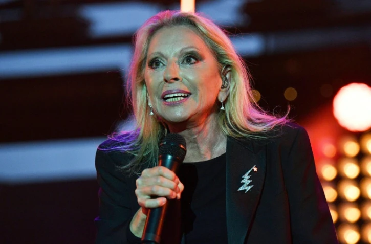 La chanteuse française Véronique Sanson à La Rochelle, aux Francofolies le 11 juillet 2018