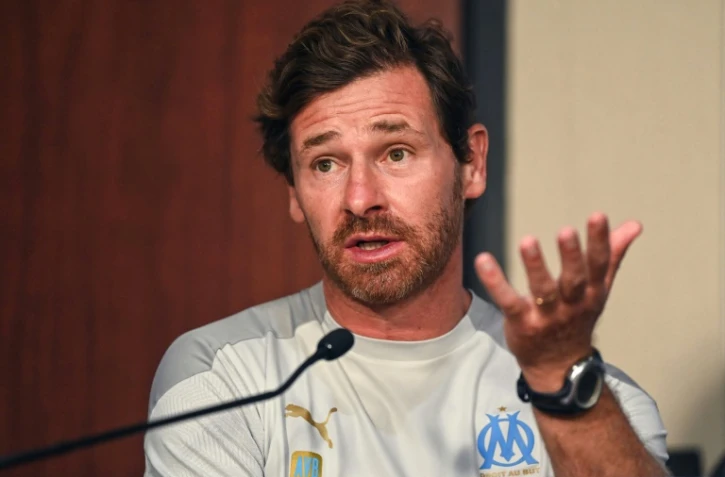 L'entraîneur portugais de l'Olympique de Marseille, André Villas-Boas, en conférence de presse à Marseille, le 13 août 2020