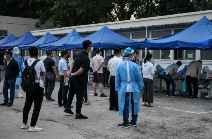 Dépistage à Pékin le 17 juin 2020
