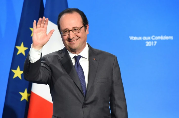 Le président François Hollande, le 7 janvier 2017 à Tulle (Corrèze)