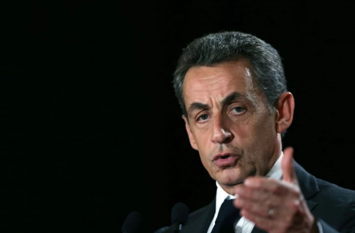 Nicolas Sarkozy lors d'un meeting le 30 novembre 2015 à Rouen