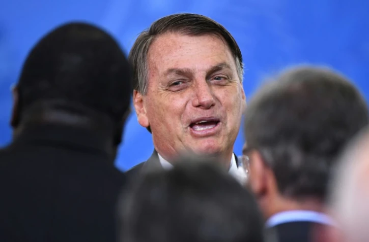 Le président brésilien Jair Bolsonaro le 17 décembre 2019 à Brasilia