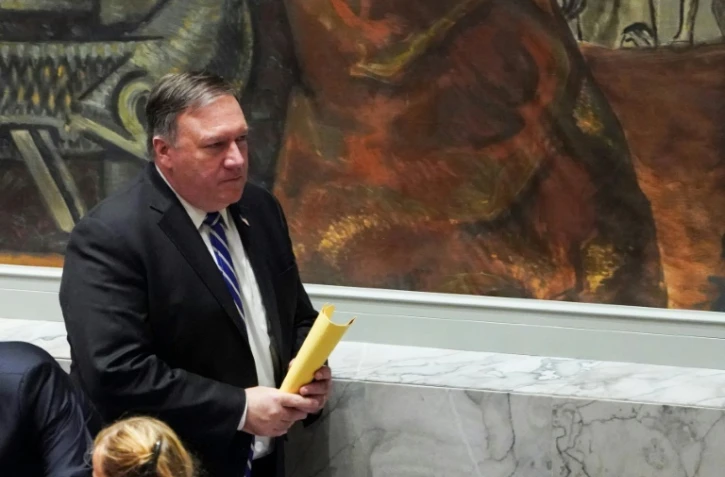 Le Secrétaire d'Etat américain Mike Pompeo à l'ONU à New York le 26 septembre 2018 