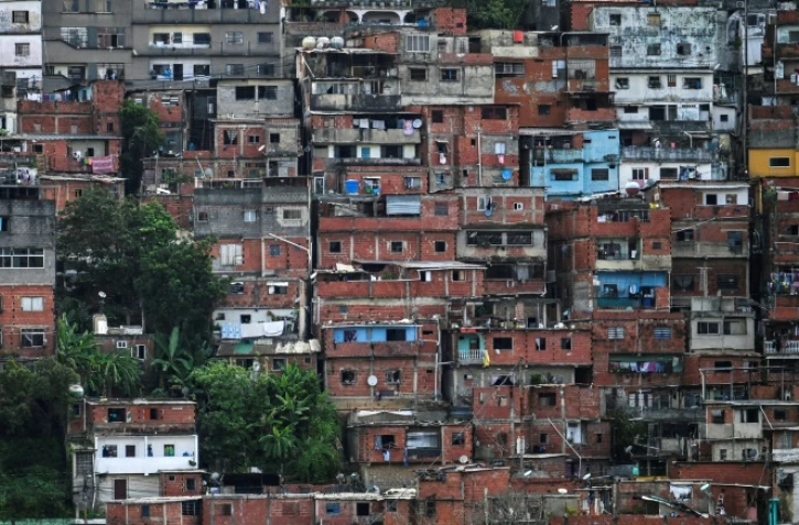 Le bidonville de Petare, dans l'est de Caracas, dont proviennent nombre de manifestants opposés à la réélection du président Nicolas Maduro pour un troisième mandat, le 1er août 2024.