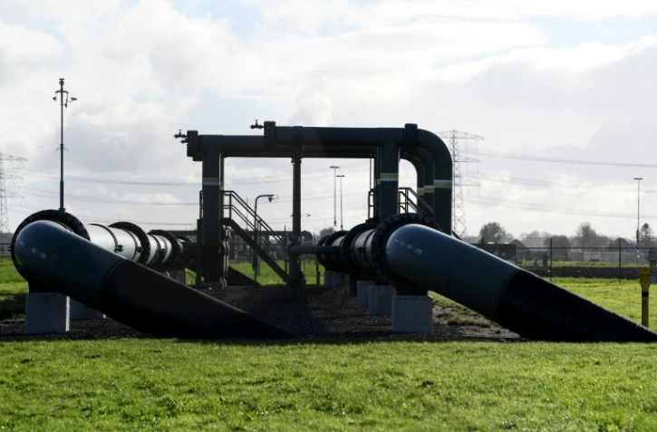 Une installation d'extraction de gaz près de Garelsweerd, dans la province de Groningue, dans le nord des Pays-Bas, le 23 novembre 2021