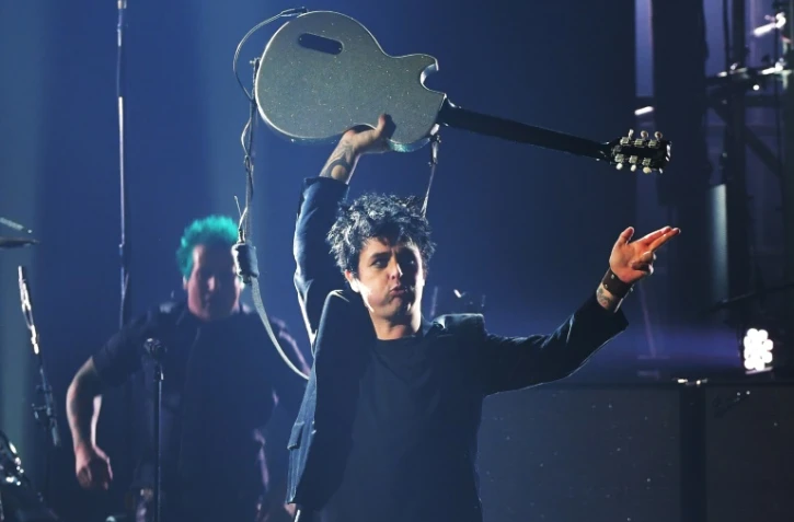 Le groupe américain Green Day lors des MTV Europe Music Awards, le 6 novembre 20116 à Rotterdam