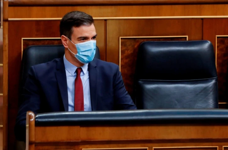 Le Président du gouvernement espagnol Pedro Sanchez, à Madrid le 20 mai 2020