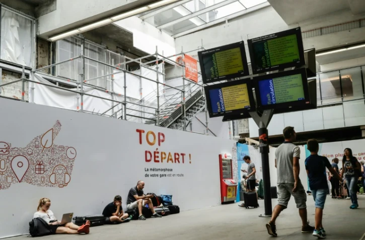 A la gare Montparnasse à Paris, le 30 juillet 2018