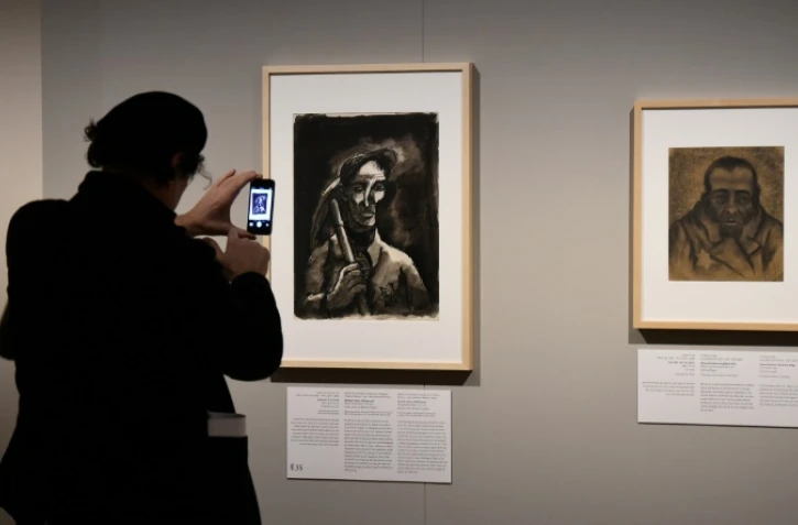 Exposition "L'Art de l'Holocauste", le 25 janvier 2016 à Berlin