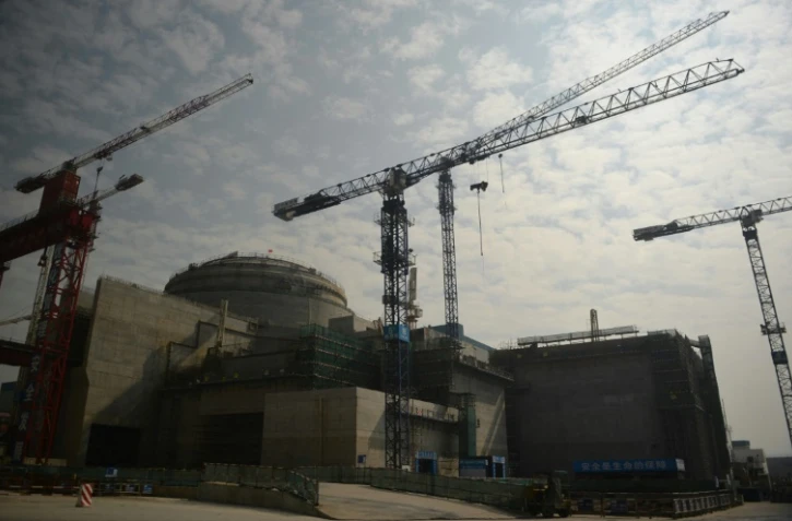 La centrale nucléaire de Taishan, en Chine, en construction le 8 décembre 2013