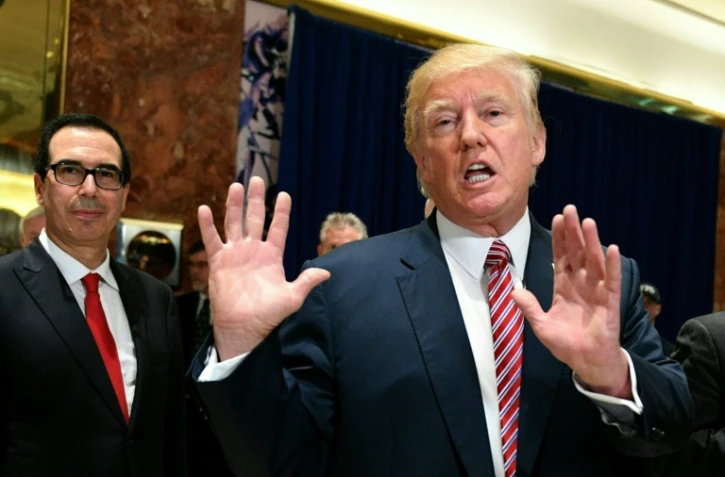 Le président américain Donald Trump à la Trump Tower, le 15 août 2017