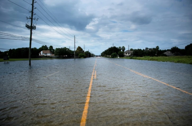 La ville de Huston au tTxas sous les eaux après le passage de la tempête Harvey, le 30 août 2018