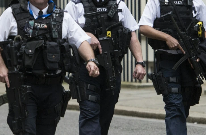 Des policiers britanniques patrouillent à Londres, le 15 juillet 2016