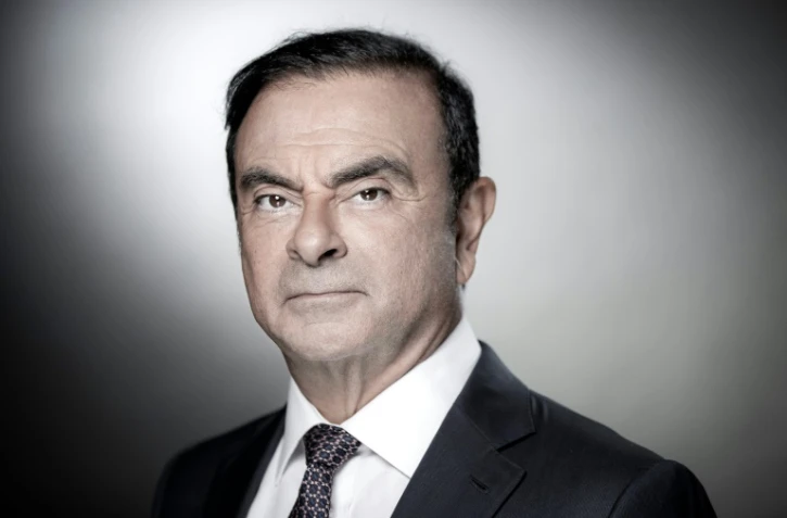 Carlos Ghosn le 12 septembre 2018 au siège de Renault à Boulogne-Billancourt 