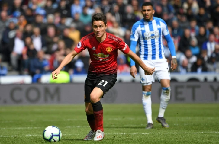 Le milieu espagnol Ander Herrera, en fin de contrat avec Manchester United, s'est engagé pour cinq ans avec le PSG (ici le 5 mai 2019 face à Huddersfield)