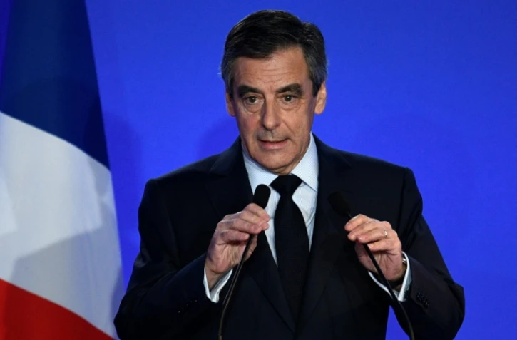 Le candidat LR à la présidentielle François Fillon, le 6 février 2017, lors de sa conférence de presse à Paris