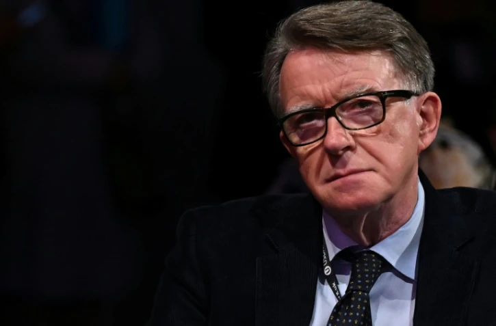Peter Mandelson lors d'une conférence du parti travailliste à Liverpool le 26 septembre 2022