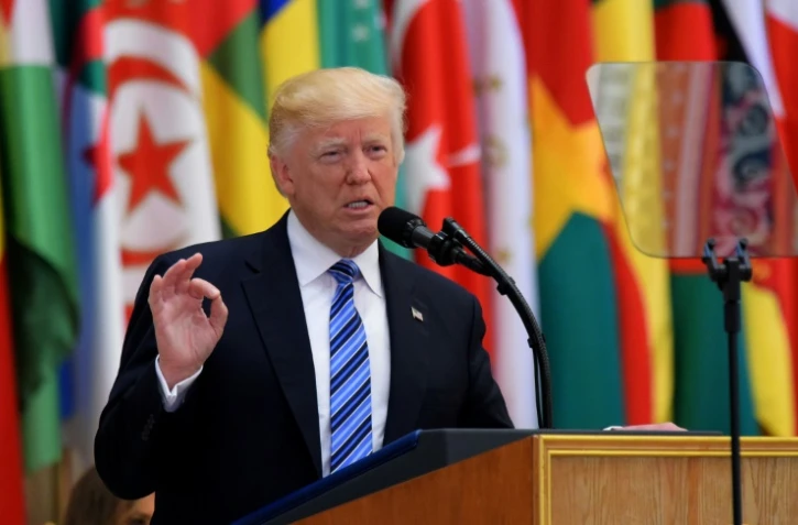 Le président américain Donald Trump, le 21 mai 2017 à Ryad