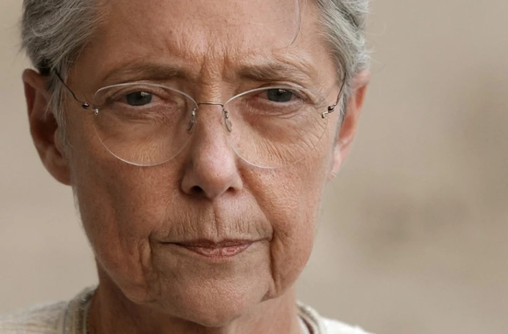 La Première ministre Elisabeth Borne à l'hôtel Matignon à Paris, le 3 juillet 2023