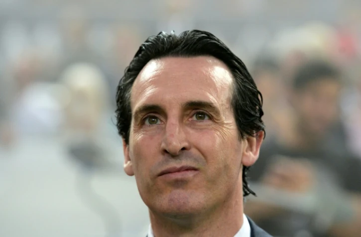 L'entraîneur du PSG Unaï Emery lors d'un match à Bordeaux, le 22 avril 2018