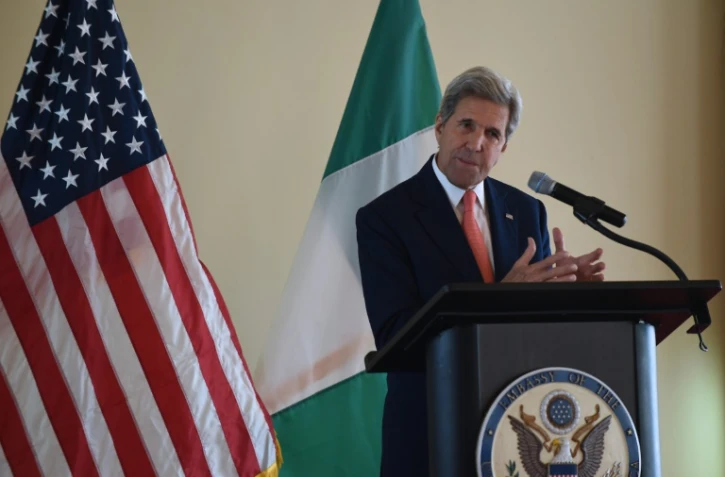 Le secrétaire d'état américain John Kerry à Sokoto, le 23 août 2016