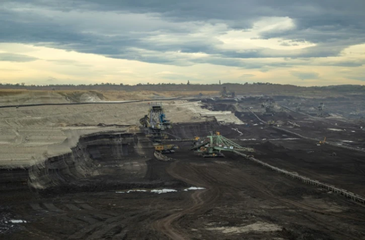 La mine de charbon de Kolubara, près de Vreoci, au sud de Belgrade, le 27 octobre 2023 en Serbie