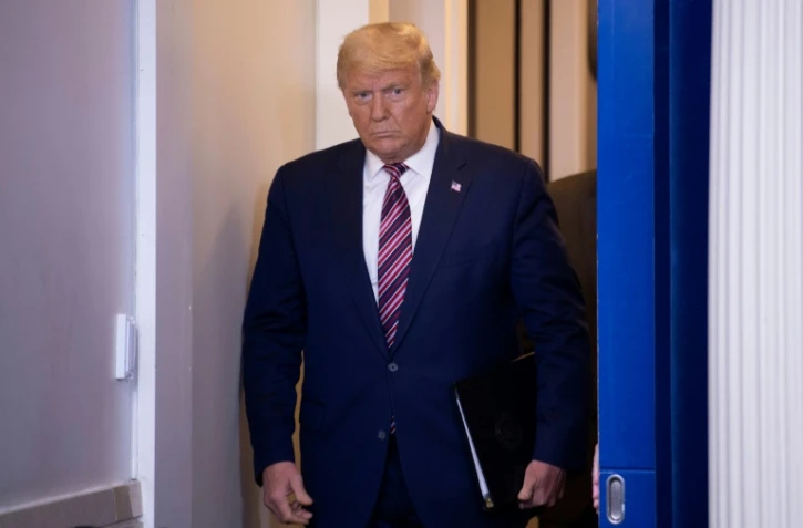 Donald Trump à la Maison Blanche le 5 novembre 2020