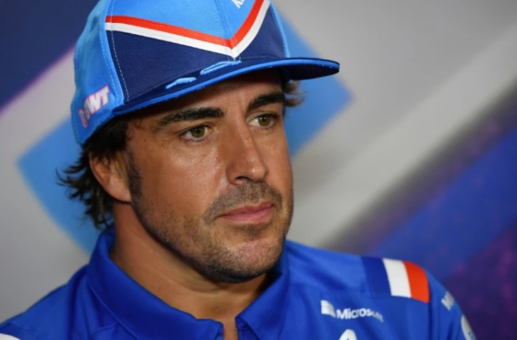 Le pilote espagnol Fernando Alonso au Castellet, France, le 21 juillet 2022