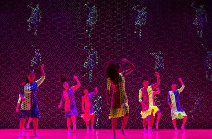 Répétition du ballet "Ahnsim Dance" de la chorégraphe sud-coréenne Eun-Me Ahn, à Clermont-Ferrand le 3 octobre 2017