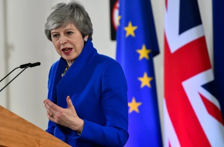 La Première ministre britannique Theresa May le 11 avril 2019 à Bruxelles, en Belgique