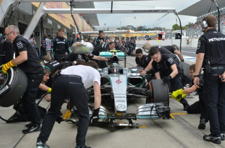 Nico Rosberg lors des essais du GP du Japon le 26 septembre 2015 à Suzuka 