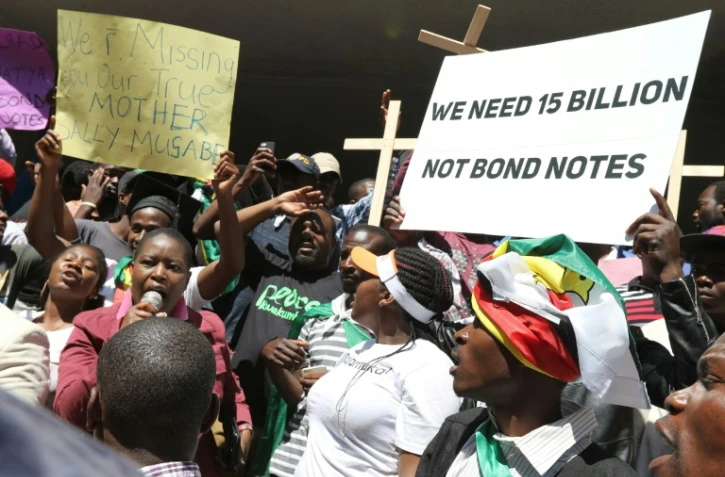 Manifestation anti-Mugabe, le 3 août 2016 à Harare