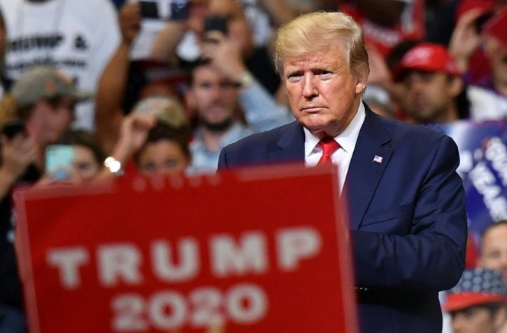 Donald Trump lors du lancement de sa campagne de réélection, à Orlando (Floride) le 18 juin 2019