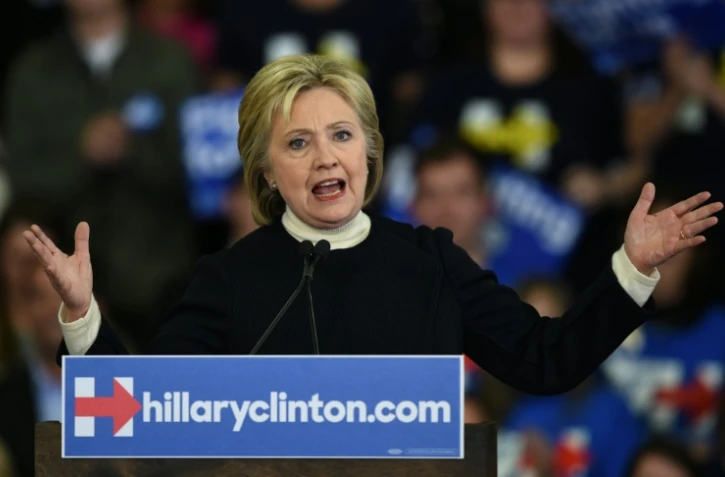 Hillary Clinton, le 9 février 2016 dans le New Hampshire