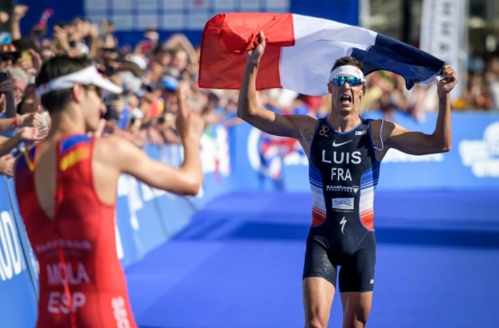 Le Français Vincent Luis décroche son premier titre de champion du monde de triathlon à Lausanne le 31 août 2019