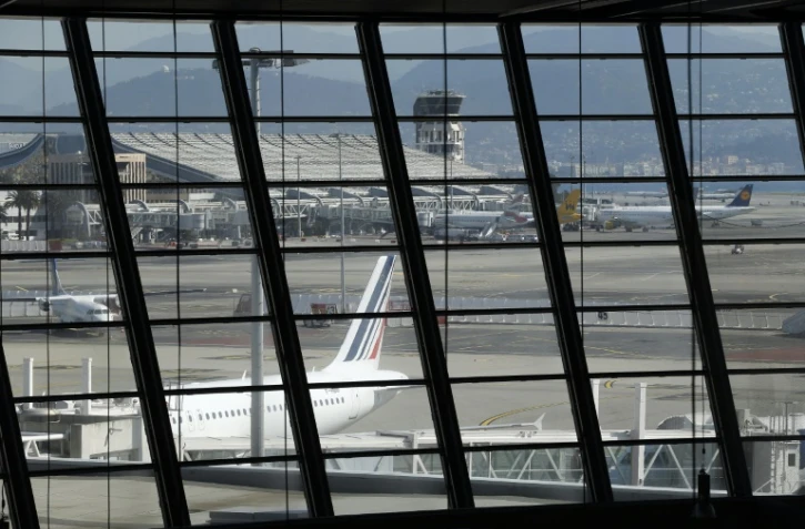 L'aéroport de Nice, le 9 avril 2015