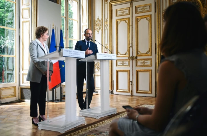 Edouard Philippe et Muriel Pénicaud le 18 juin 2019