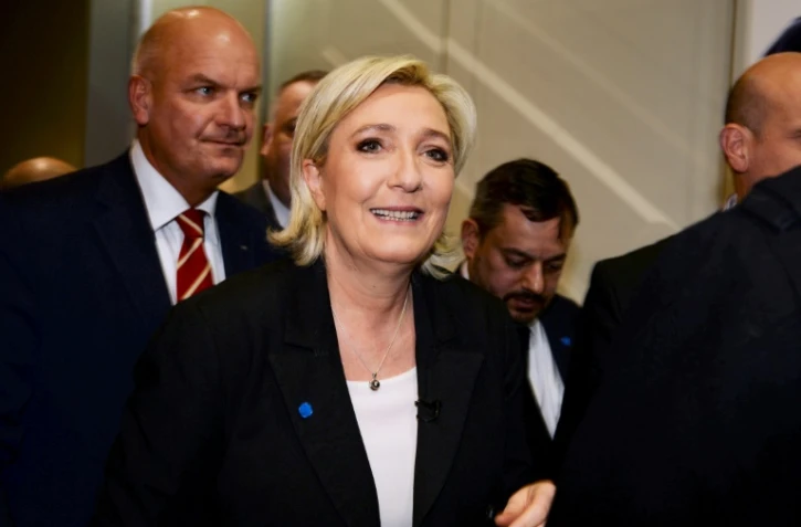 Marine Le Pen à Paris le 1er février 2017