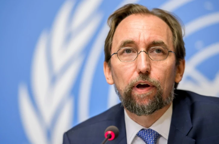 Zeid Ra'ad Al Hussein, Haut-Commissaire de l'ONU aux droits de l'Homme, le 30 août 2017 à Genève