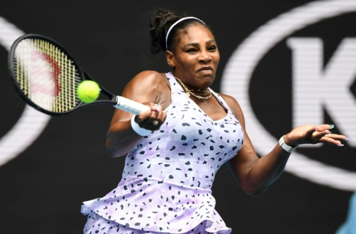 Serena Williams à l'Open d'Australie, le 20 janvier 2020 à Melbourne