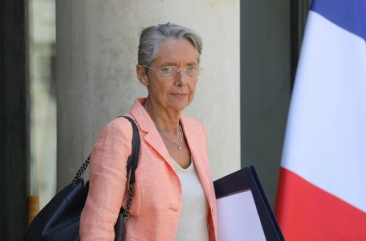 Elisabeth Borne sur le perron de l'Elysée, le 3 juillet 2019 à Paris