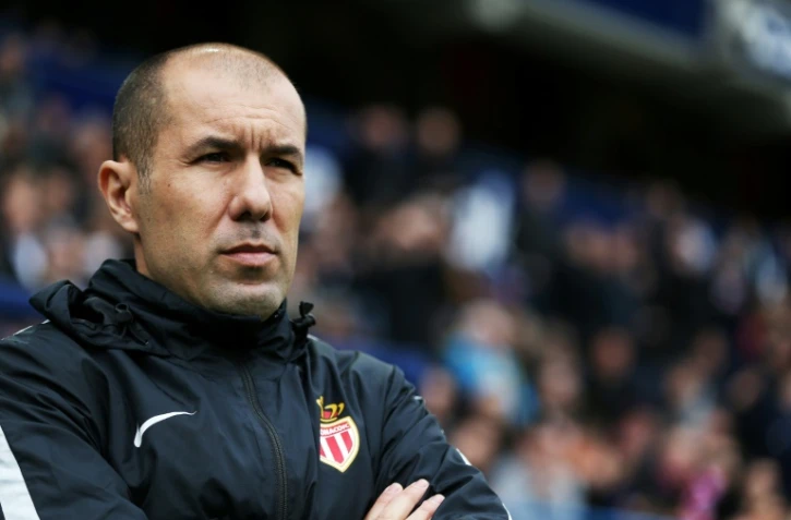 L'entraîneur de Monaco Leonardo Jardim lors d'un match à Caen, le 19 mars 2017 