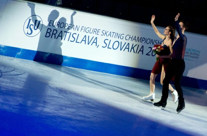 Les patineurs Gabriella Papadakis et Guillaume Cizeron, sacrés champions d'Europe à Bratislava