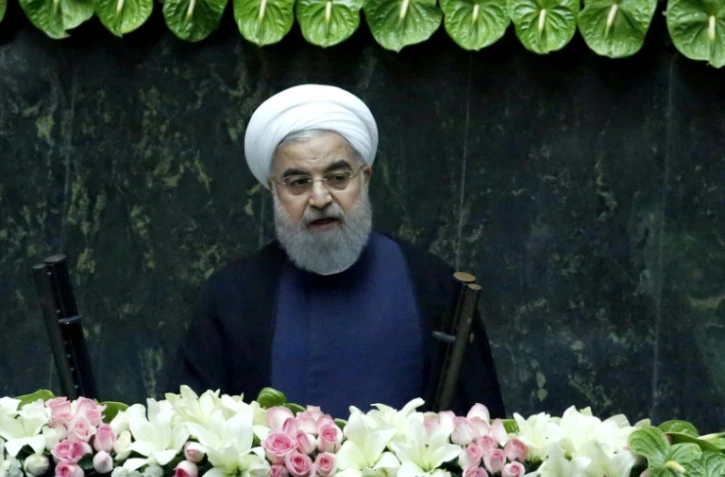 Le président iranien Hassan Rohani, le 5 août 2017 à Téhéran