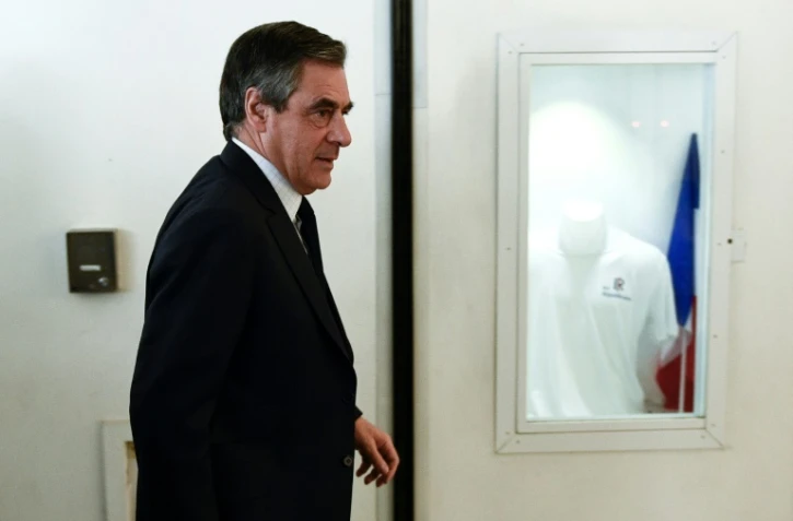 François Fillon arrive au QG de LR en avril 2017