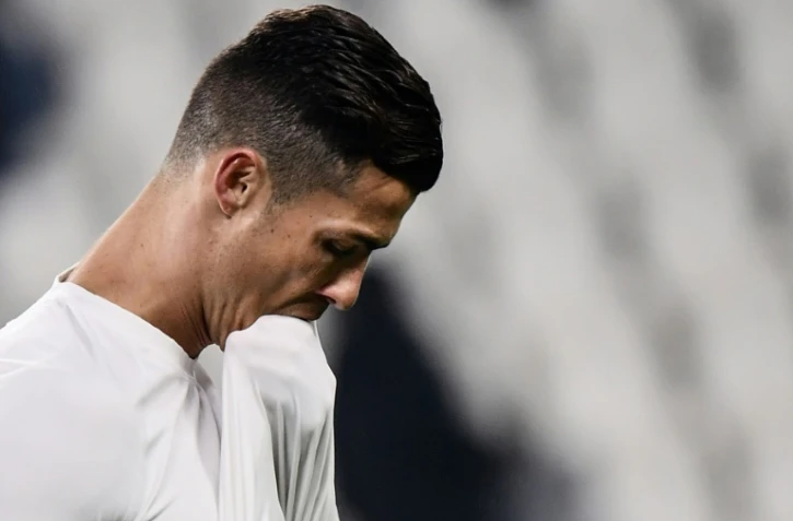 Cristiano Ronaldo à l'issue d'un match avec la Juventus contre le Chievo Vérone, le 21 janvier 2019 à Turin