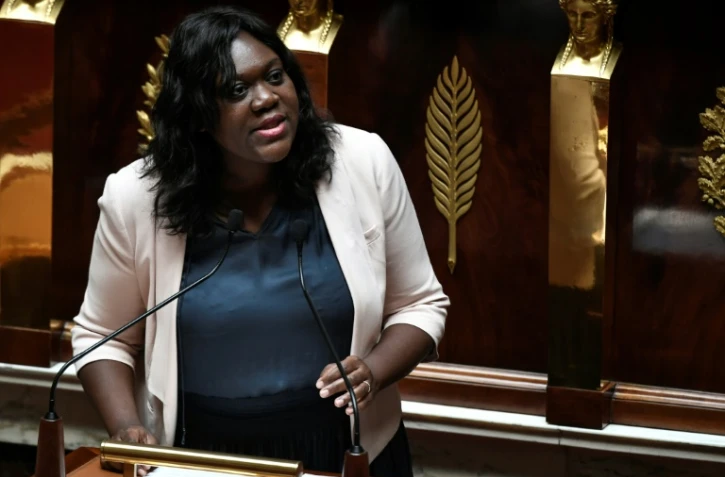 La députée LREM Laetitia Avia à l'Assemblée nationale, le 3 juillet 2019 à Paris