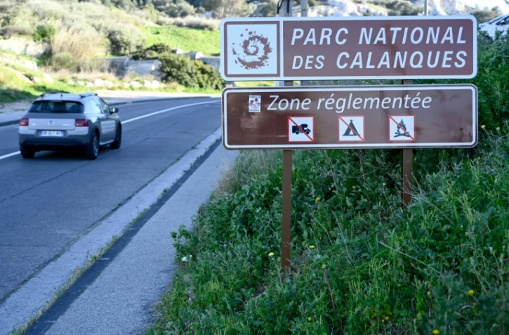Le Parc national des calanques doit lutter contre la surfréquentation, photo du 17 mars 2021 à Marseille.