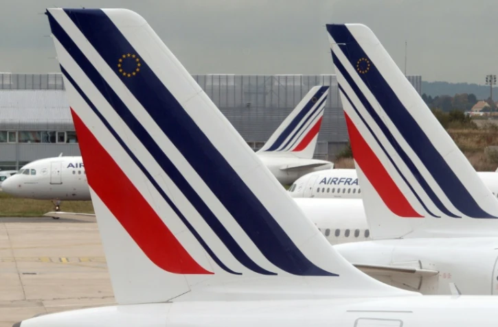 Des avions d'Air France le 10 ctobre 2013 sur le tarmas de l'aéroport Roissy Charles-de-Gaulle